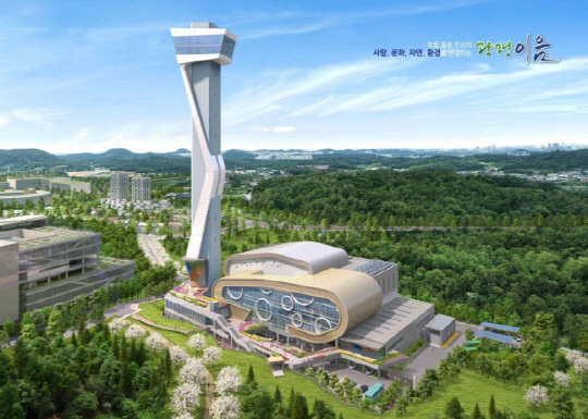 경기 광명시 자원회수시설 증설사업 예상 조감도. <태영건설 제공>